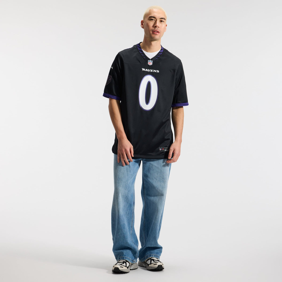 Men's Baltimore Ravens Roquan Smith Black Alternate Jersey
