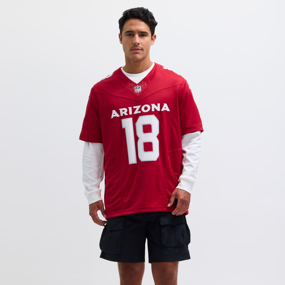 Men's Arizona Cardinals Marvin Harrison Jr Cardinal Jersey