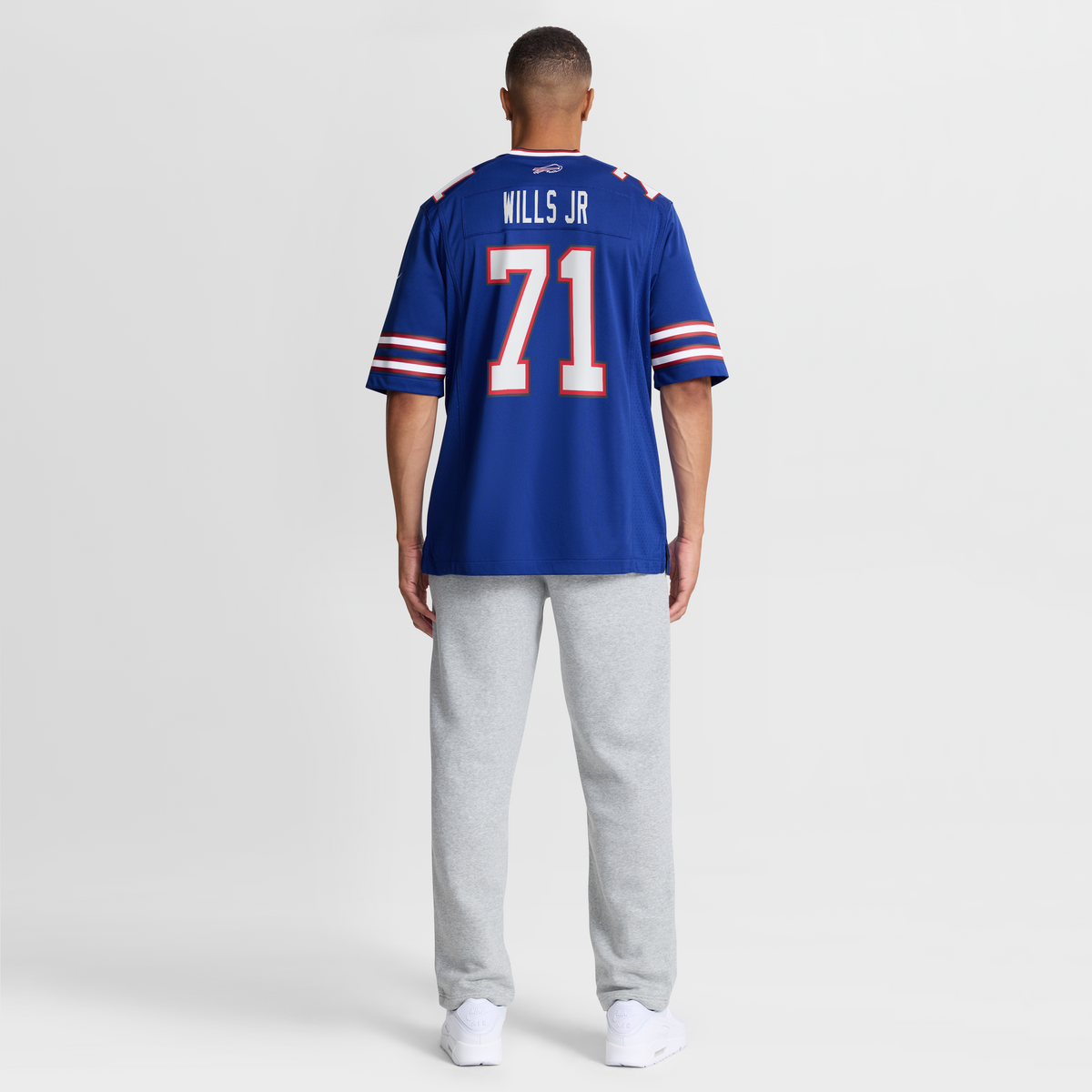 Men's Buffalo Bills Jedrick Wills Jr Royal Team Jersey