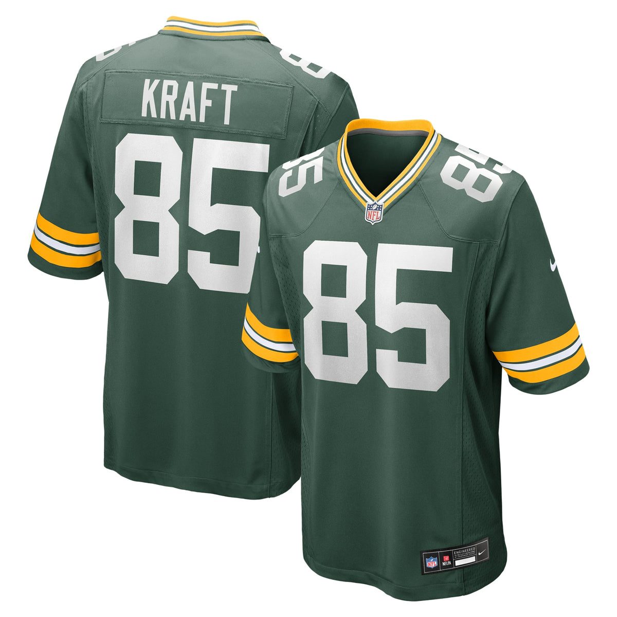 Men's Green Bay Packers Tucker Kraft Navy Alternate Jersey