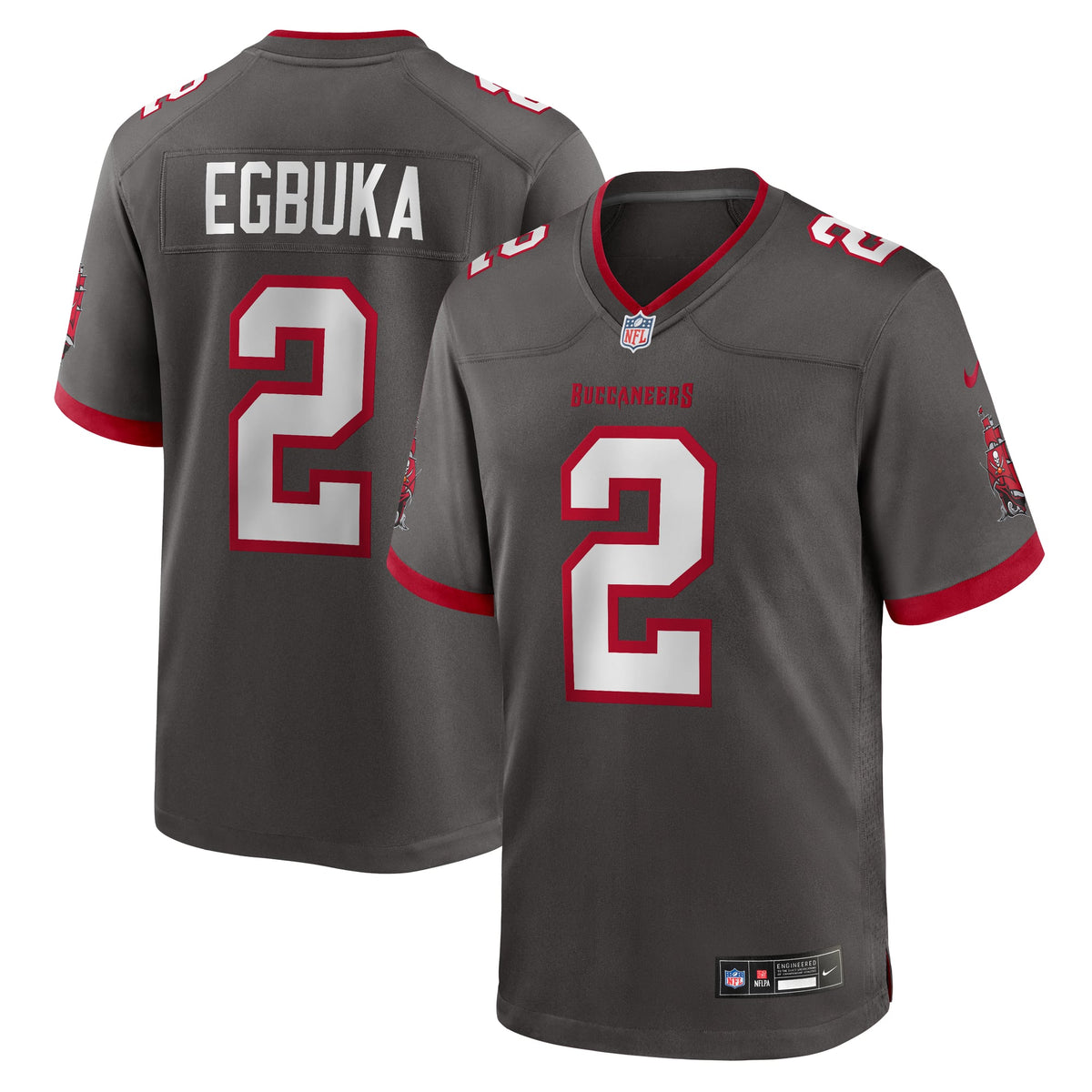 Men's Tampa Bay Buccaneers Emeka Egbuka White Jersey
