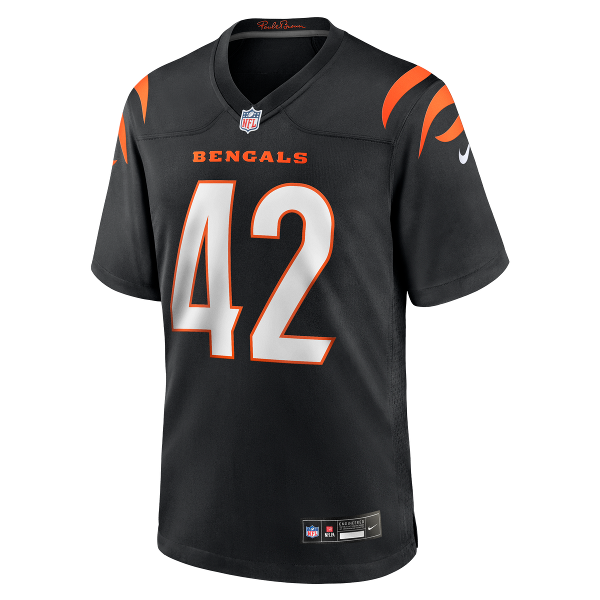 Men's Cincinnati Bengals Oren Burks Black Team Jersey