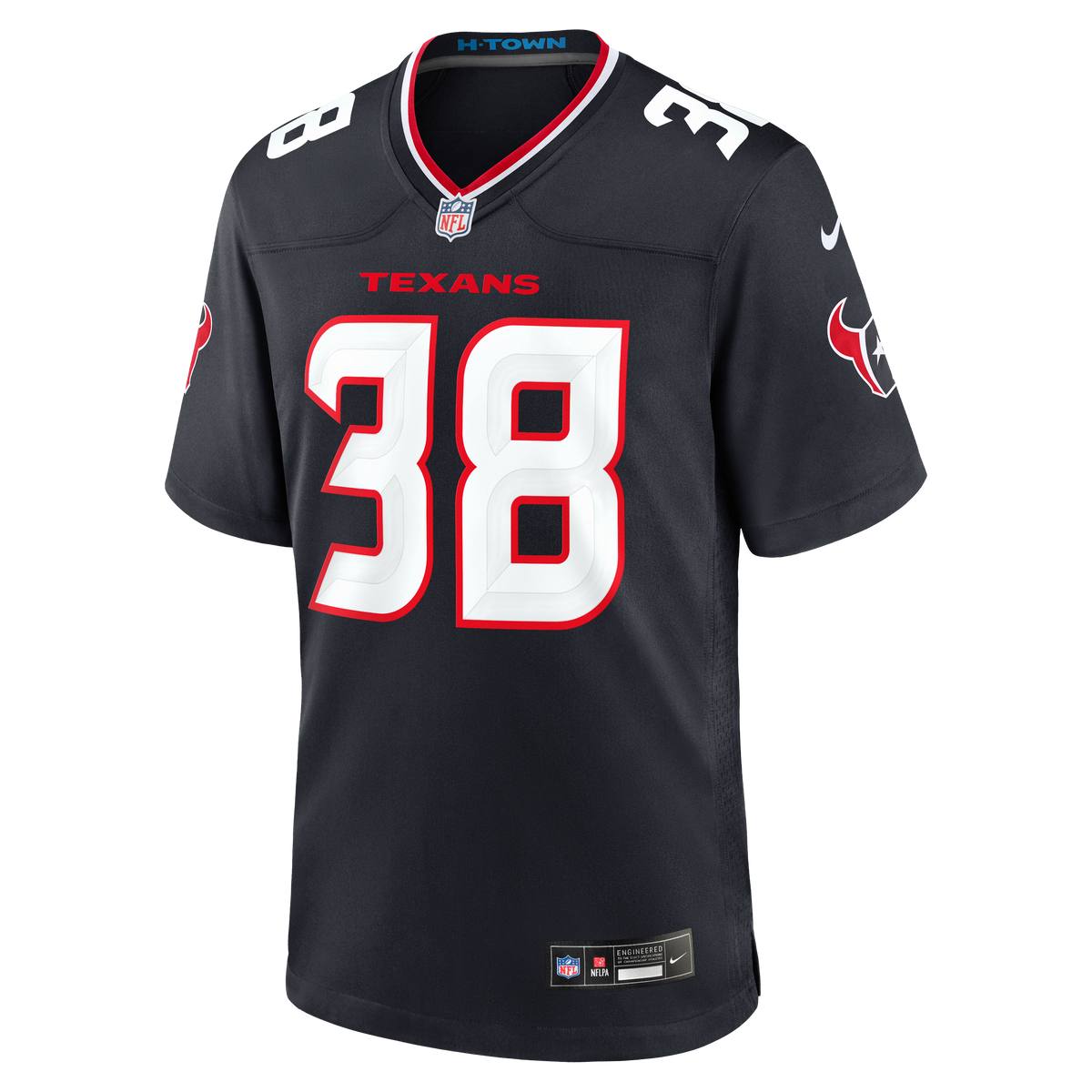 Men's Houston Texans Kai Kroeger Navy Team Jersey