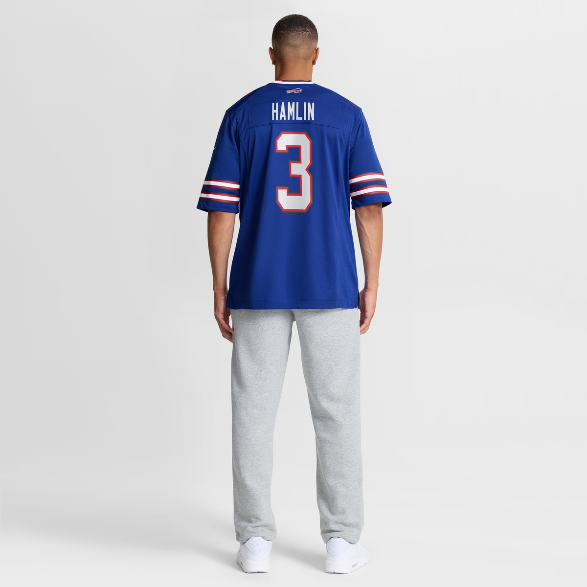 Men's Buffalo Bills Damar Hamlin White Jersey