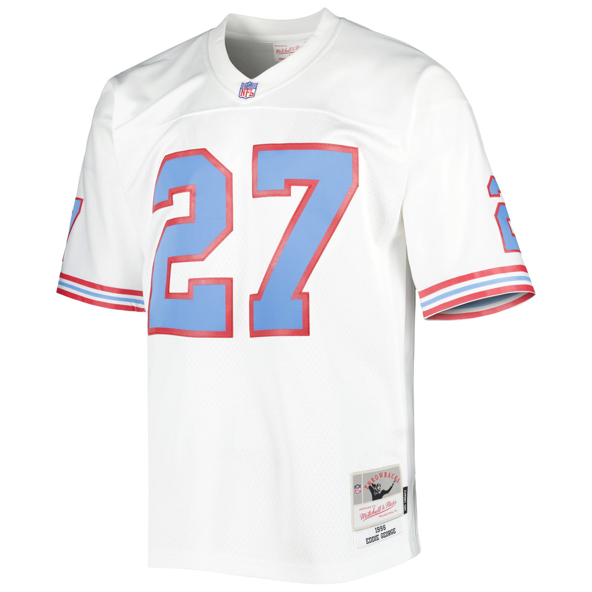 Men's Houston Oilers Eddie George White Legacy Replica Jersey