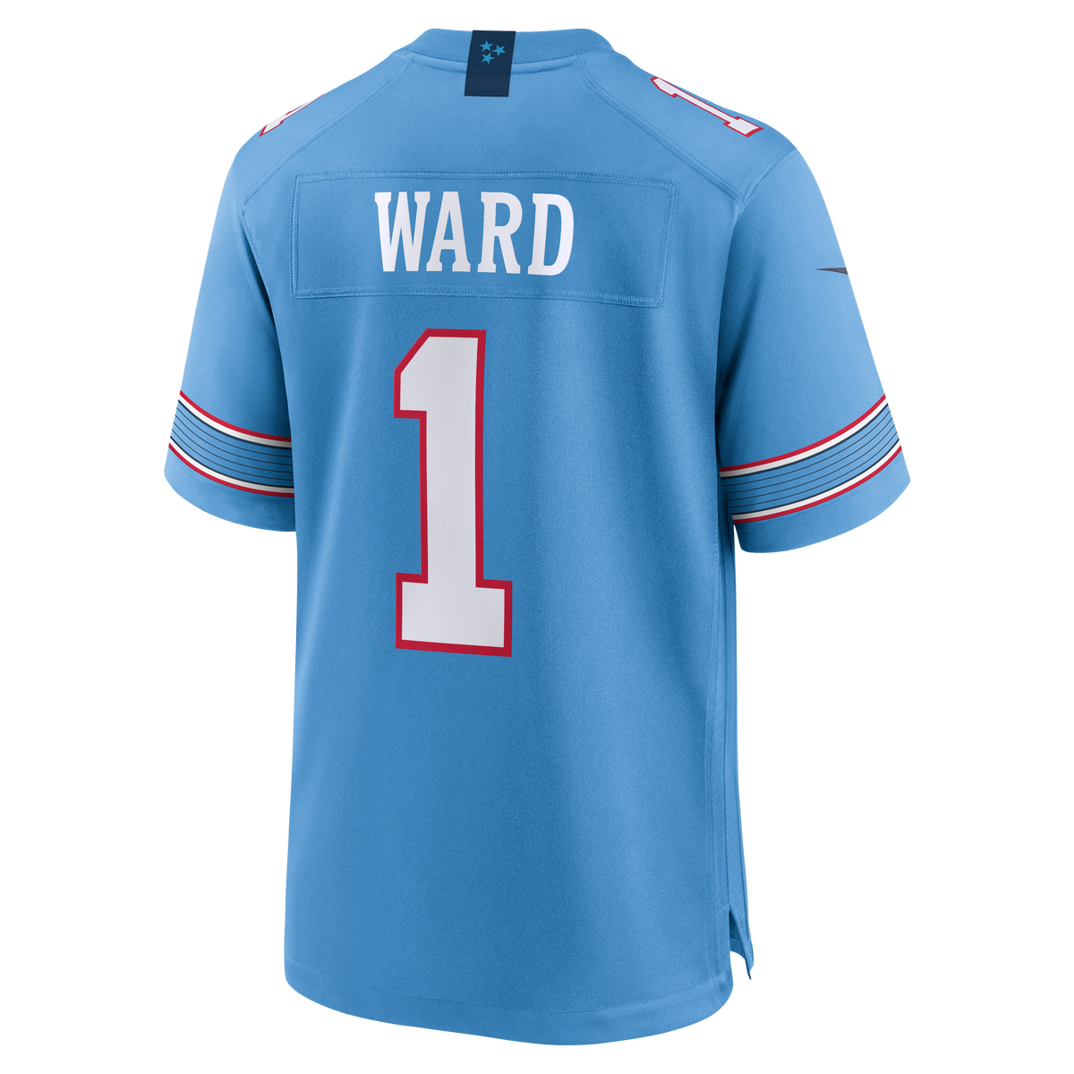 Men's Tennessee Titans Cameron Ward Light Blue Jersey