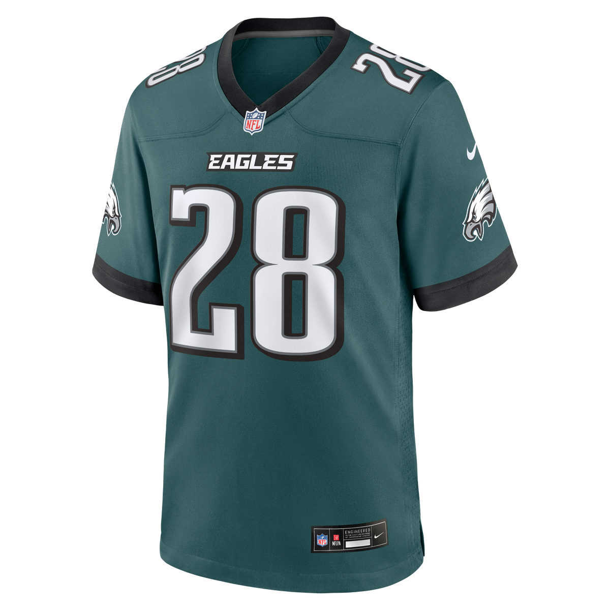 Men's Philadelphia Eagles Will Shipley Midnight Green Team Jersey