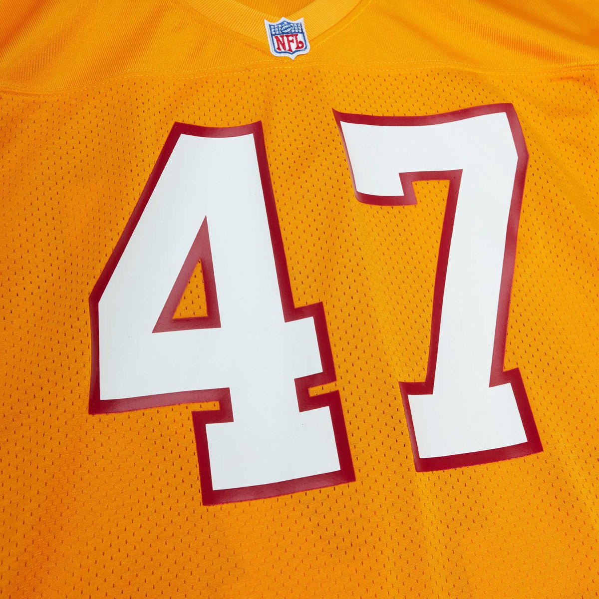 Men's Tampa Bay Buccaneers 1993 John Lynch Orange Throwback Retired Player Jersey