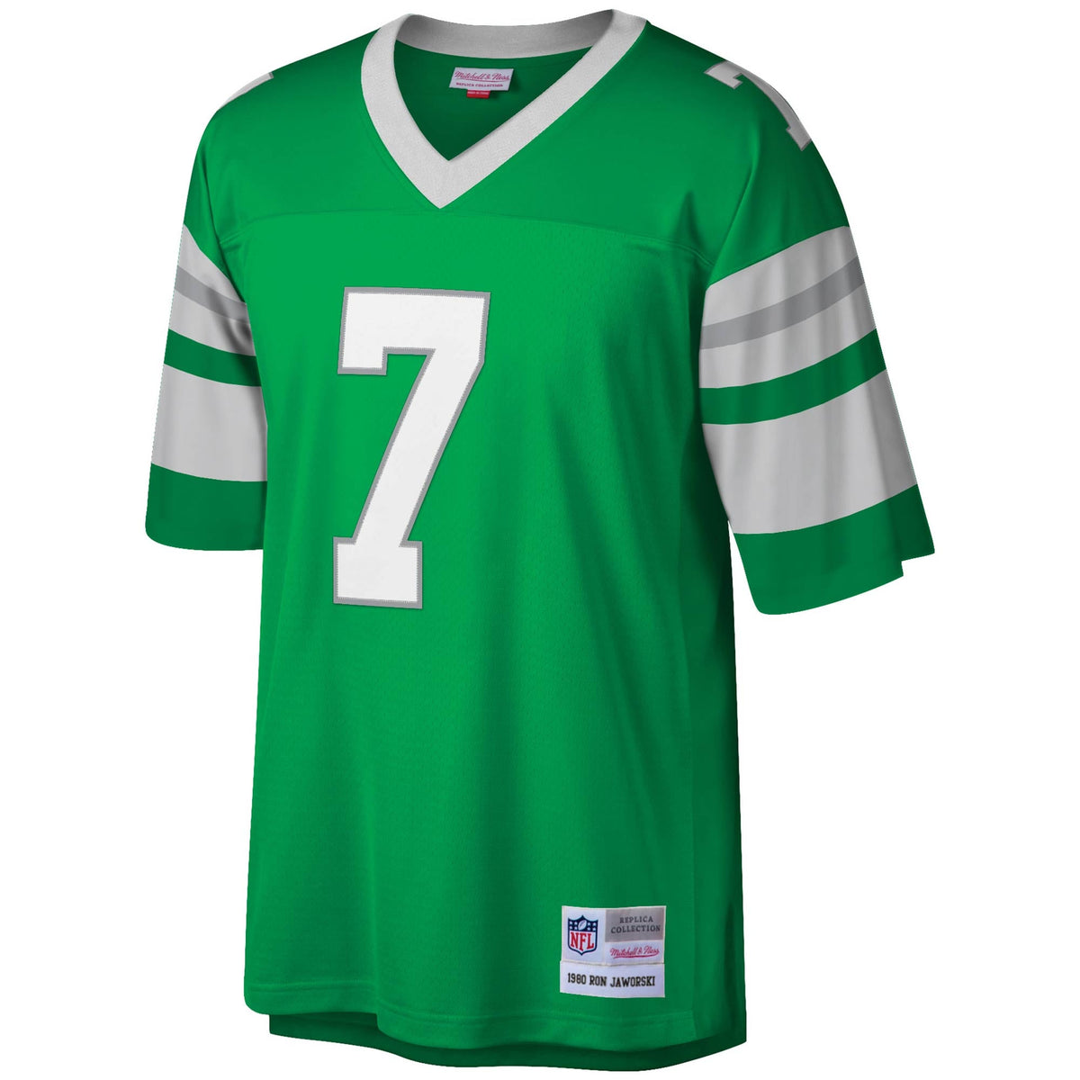 Men's Philadelphia Eagles Ron Jaworski Kelly Green Legacy Replica Jersey
