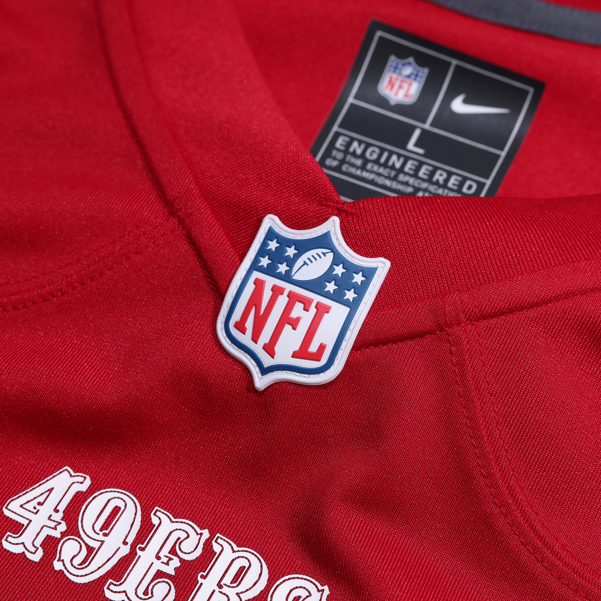 Men's San Francisco 49ers Connor Colby Scarlet Team Jersey
