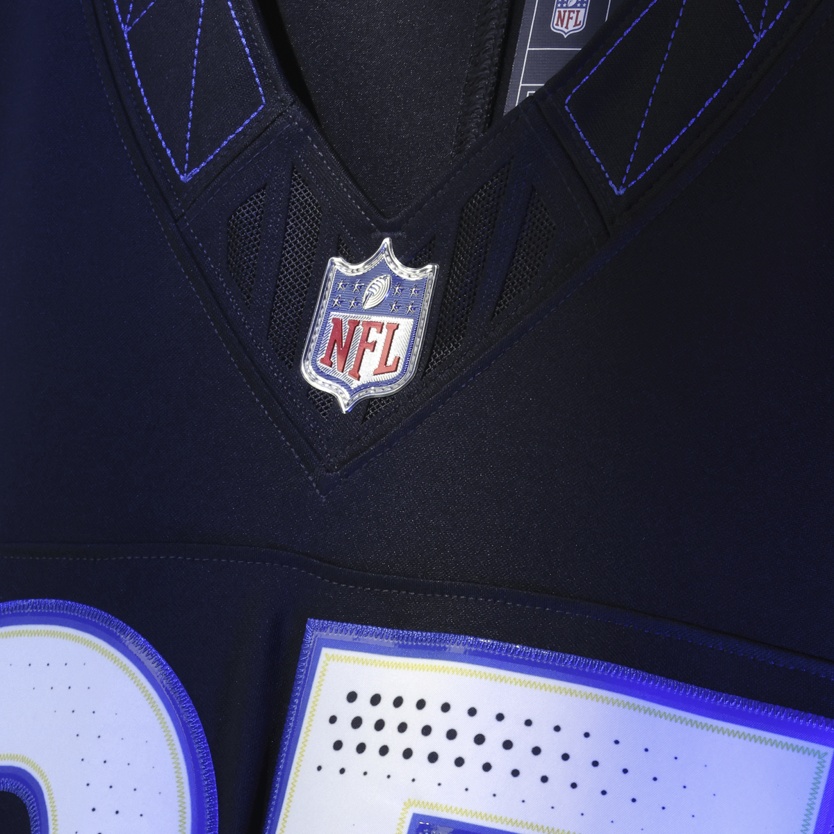 Men's Los Angeles Rams Puka Nacua Dark Blue Rivalries Collection Stitched Jersey