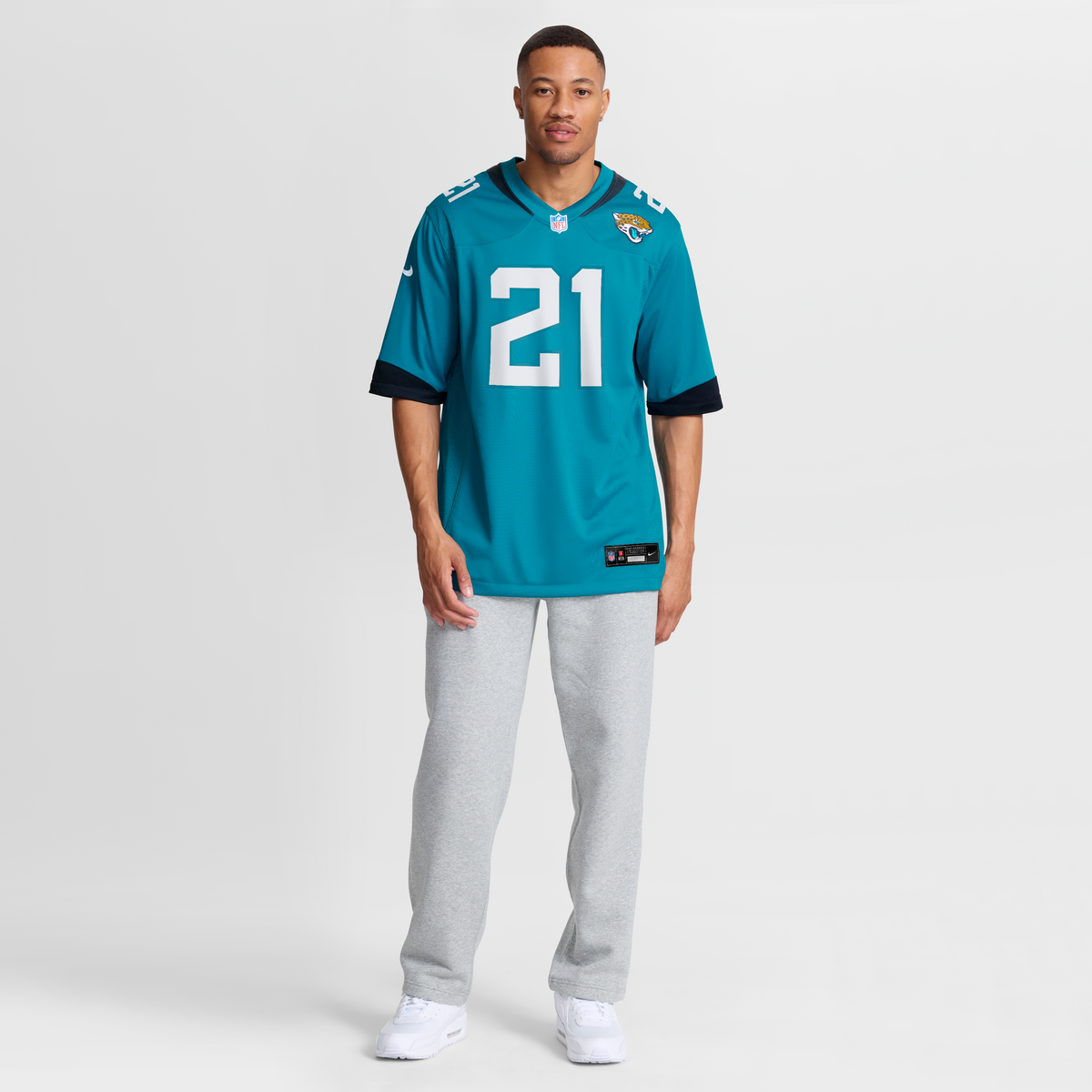 Men's Jacksonville Jaguars Christian Braswell Teal Team Jersey