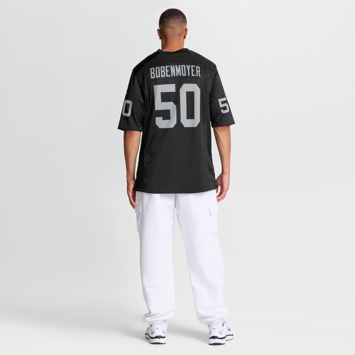 Men's Las Vegas Raiders Jacob Bobenmoyer Black Game Player Jersey