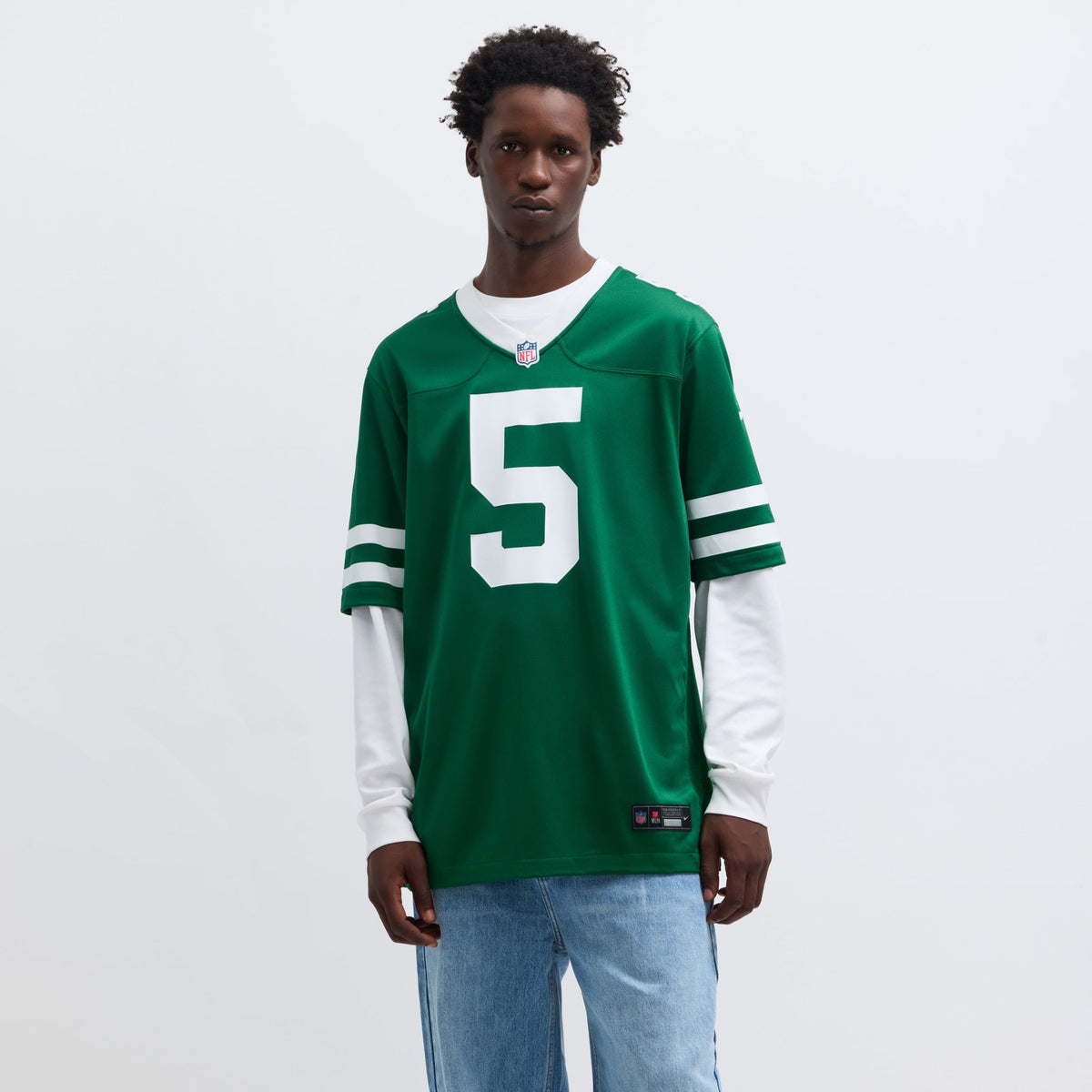Men's New York Jets Garrett Wilson Legacy White Jersey