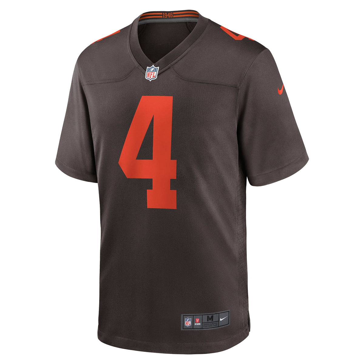 Men's Cleveland Browns Deshaun Watson Brown Alternate Jersey