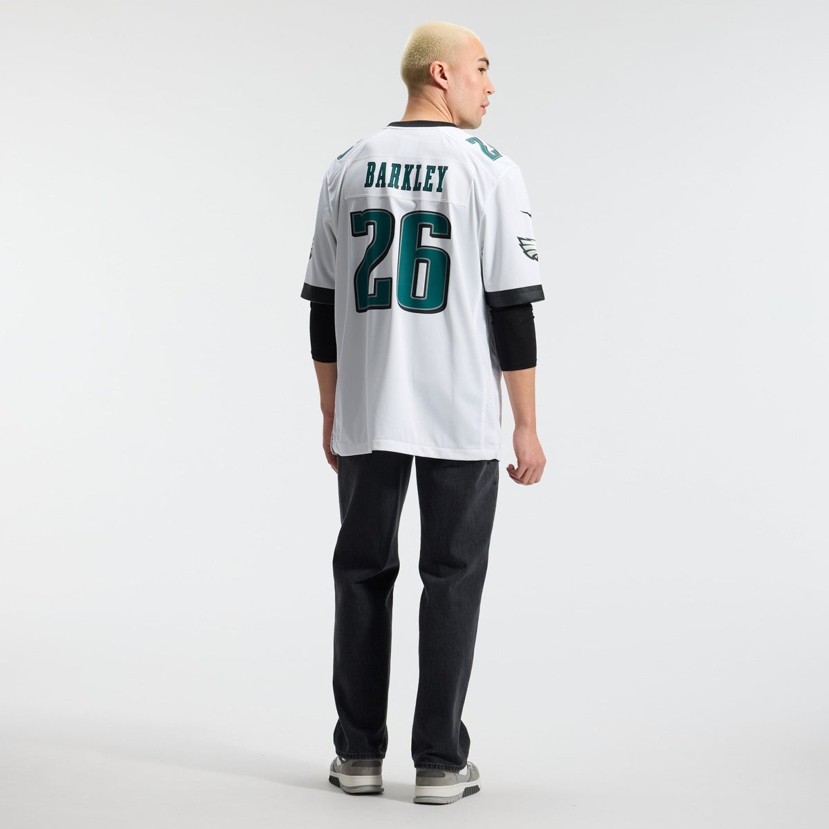 Men's Philadelphia Eagles Saquon Barkley Black Alternate Jersey