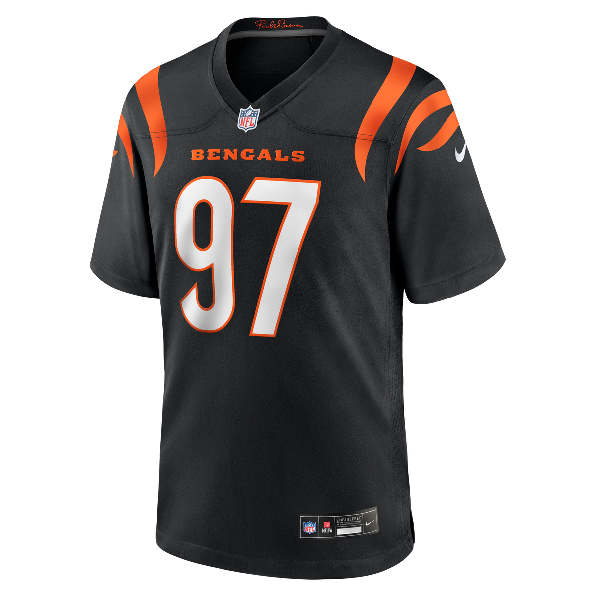 Men's Cincinnati Bengals Shemar Stewart Black Team Jersey