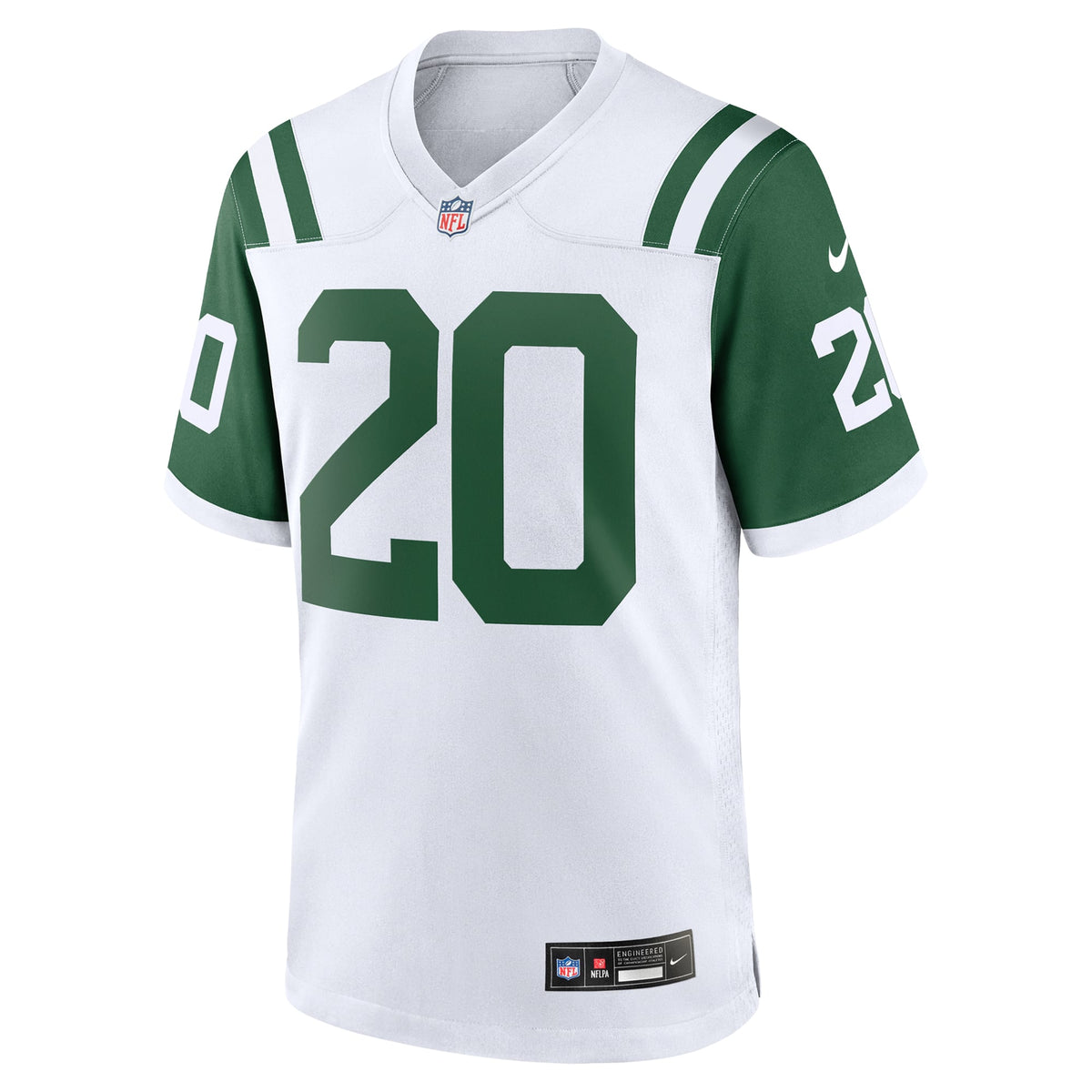 Men's New York Jets Breece Hall White Classic Alternate Jersey