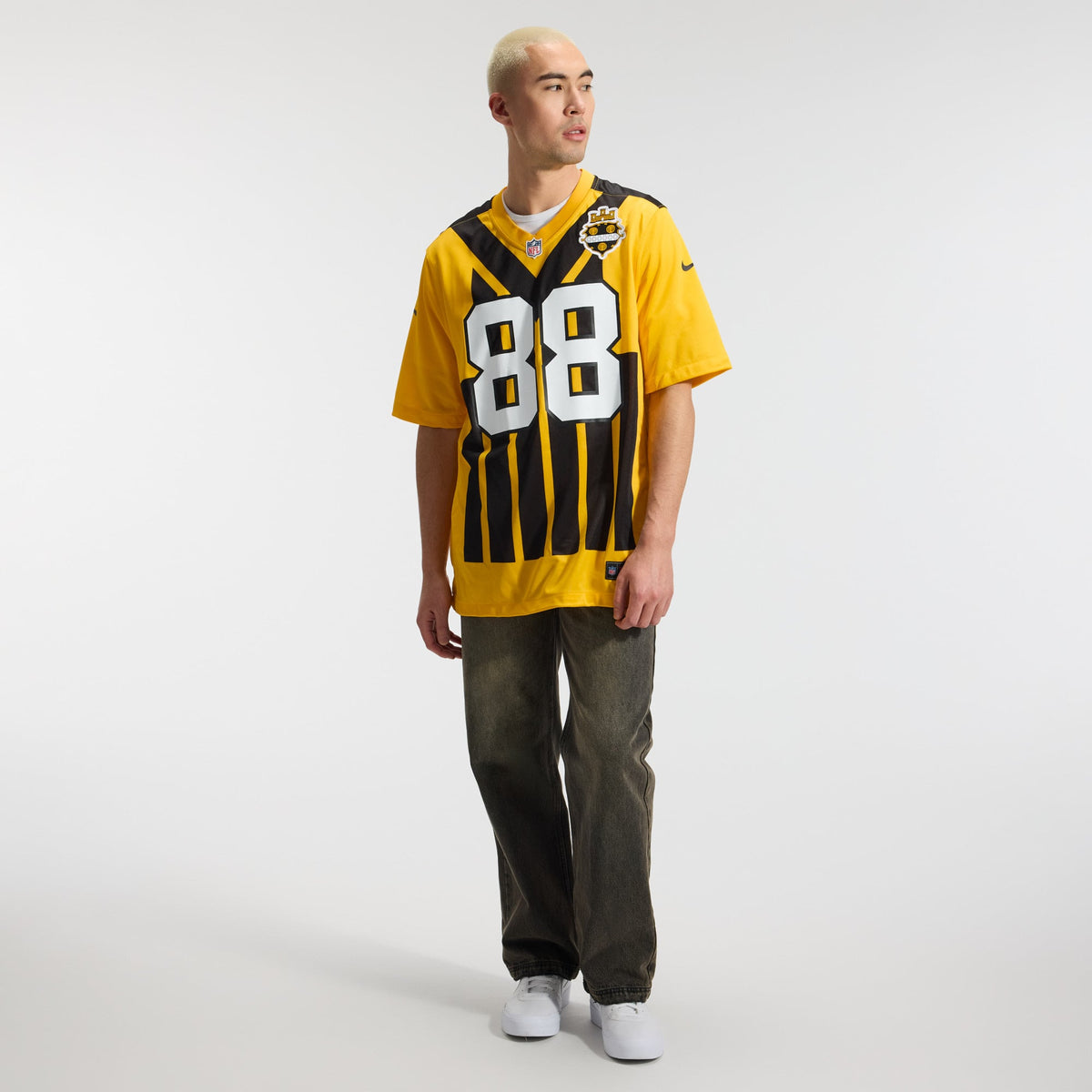 Men's Pittsburgh Steelers Pat Freiermuth Black Jersey
