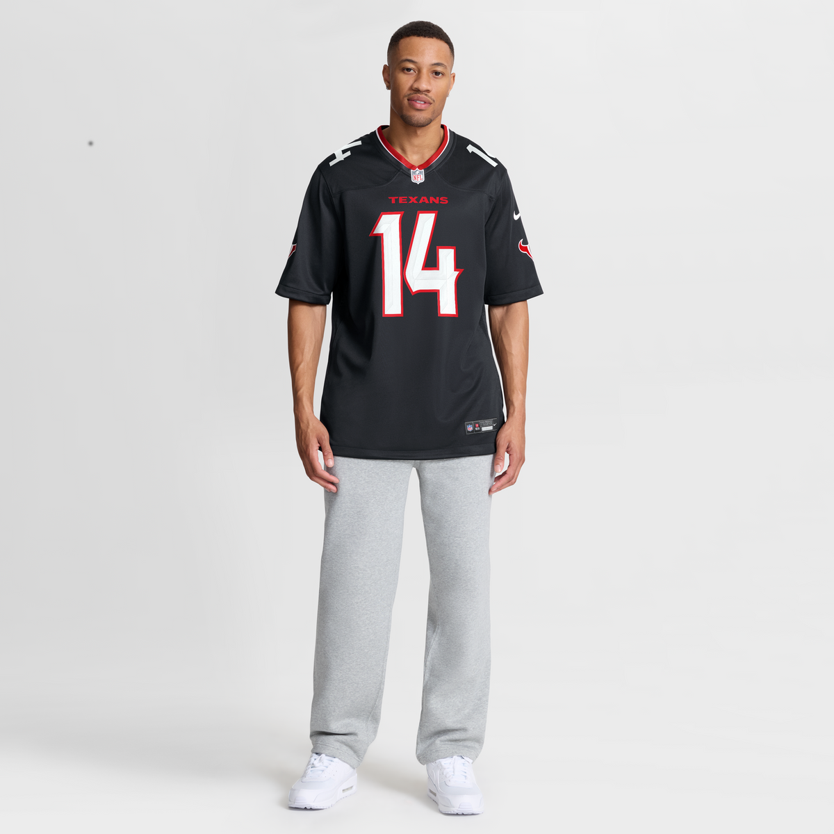 Men's Houston Texans Jaylin Noel Navy Team Jersey