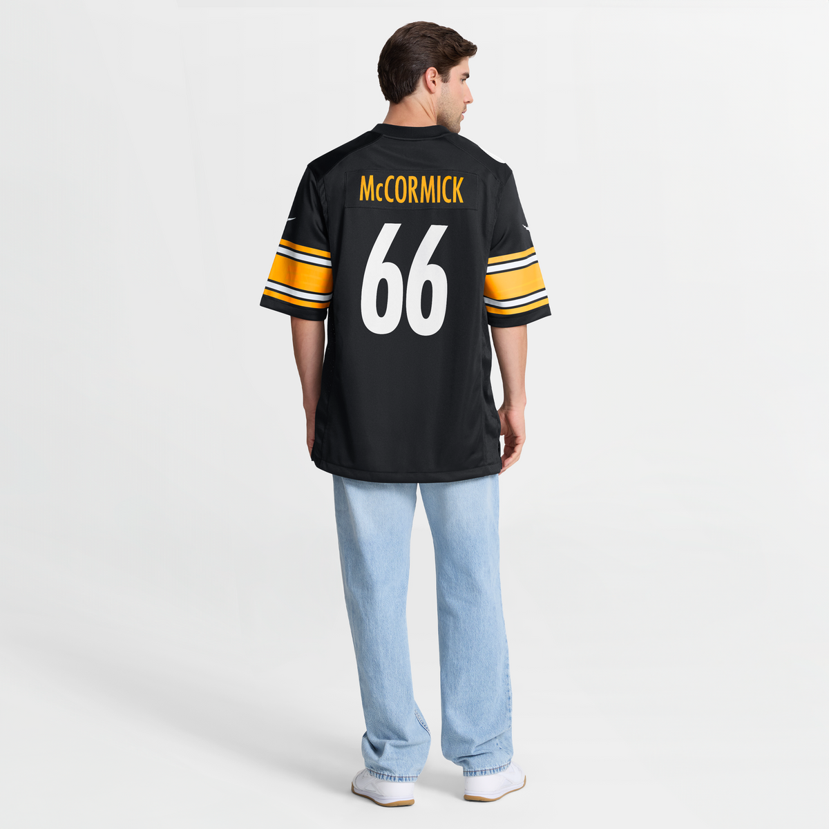 Men's Pittsburgh Steelers Mason McCormick Black Jersey