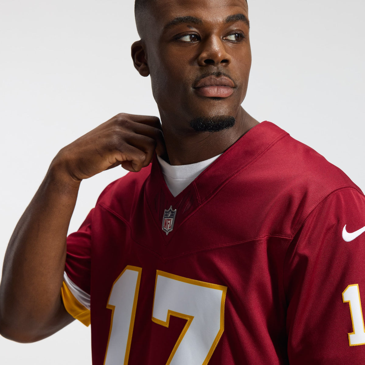 Men's Washington Commanders Terry McLaurin White Stitched Jersey