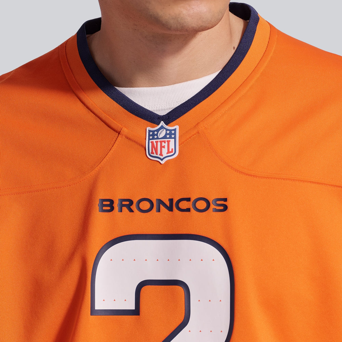 Men's Denver Broncos Patrick Surtain II Orange Team Jersey