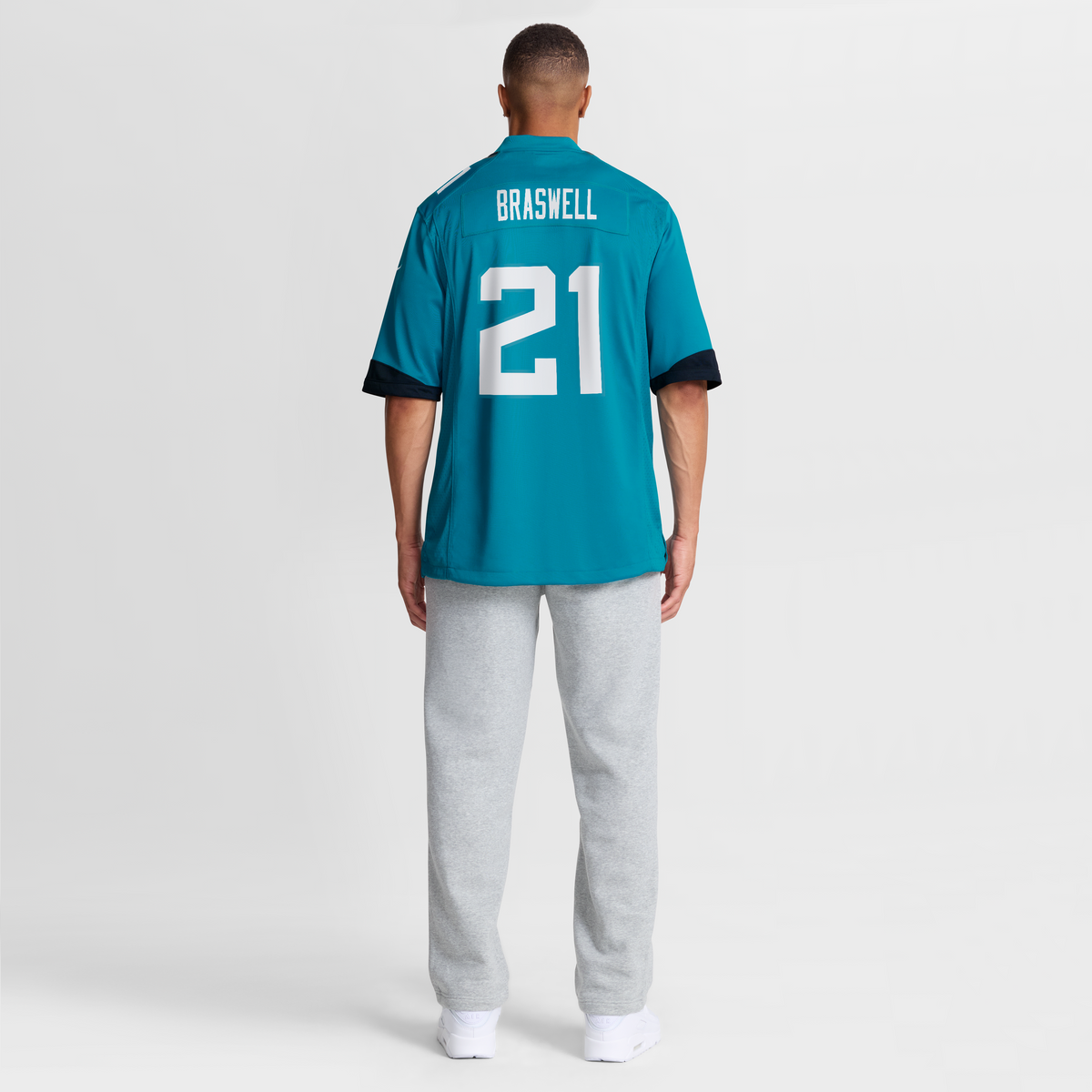 Men's Jacksonville Jaguars Christian Braswell Teal Team Jersey