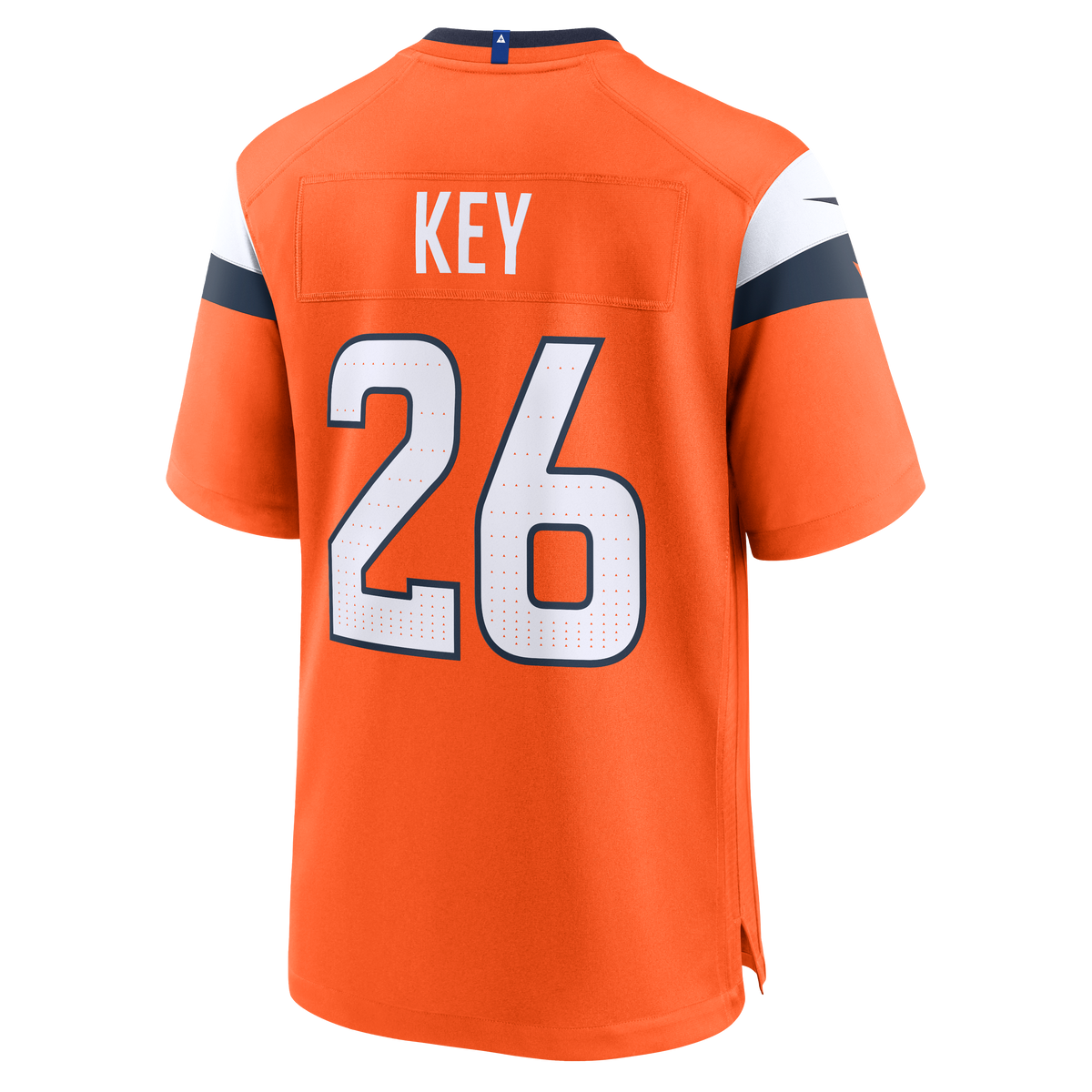 Men's Denver Broncos Devon Key Orange Team Jersey