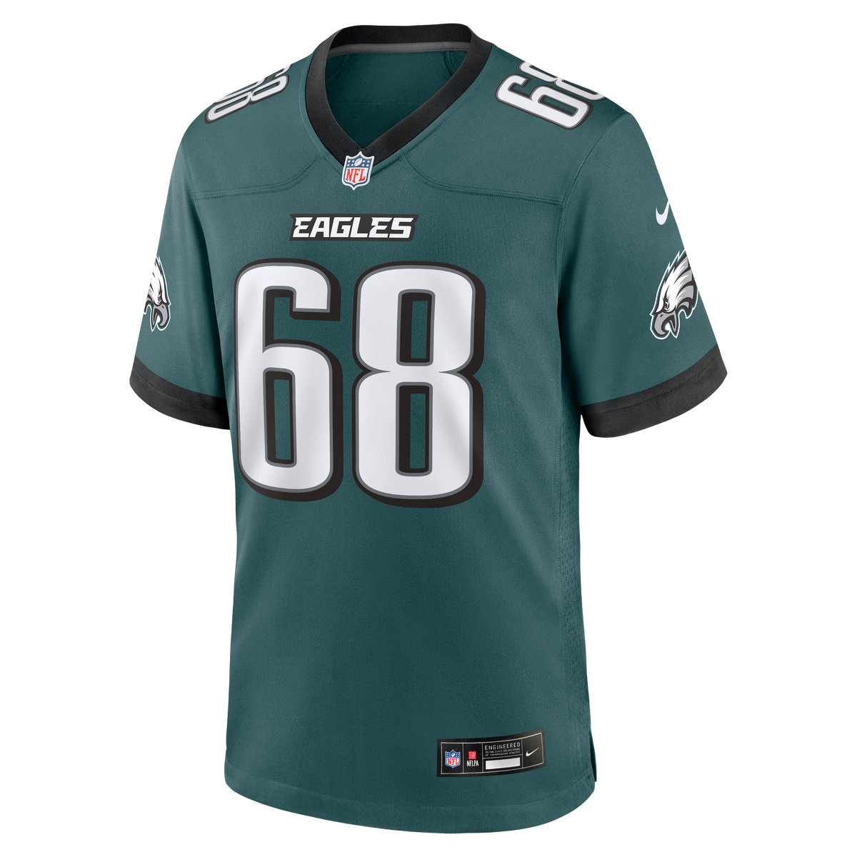 Men's Philadelphia Eagles Mailata Midnight Green Team Jersey