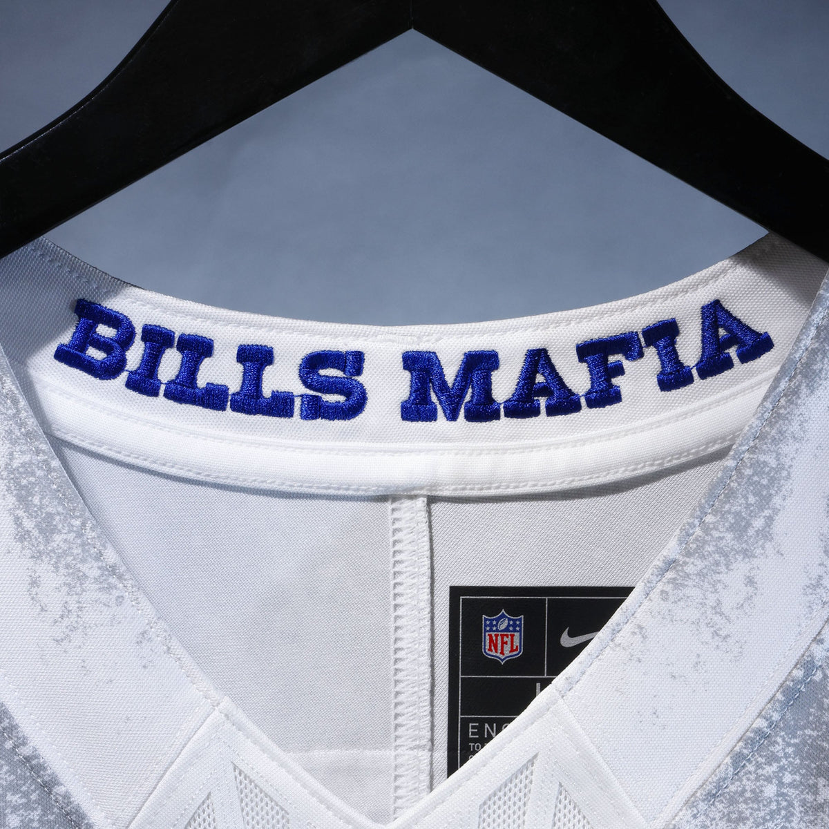 Men's Buffalo Bills Keon Coleman White Rivalries Collection Stitched Jersey