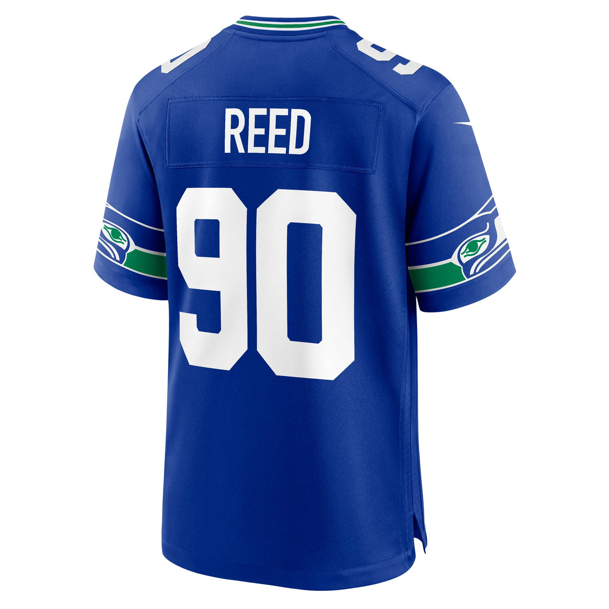Men's Seattle Seahawks Jarran Reed Royal Alternate Jersey