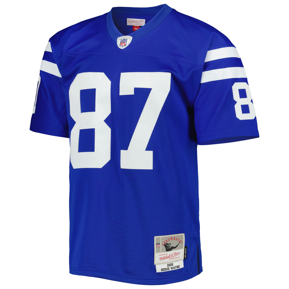 Men's Indianapolis Colts Reggie Wayne Royal Legacy Replica Jersey