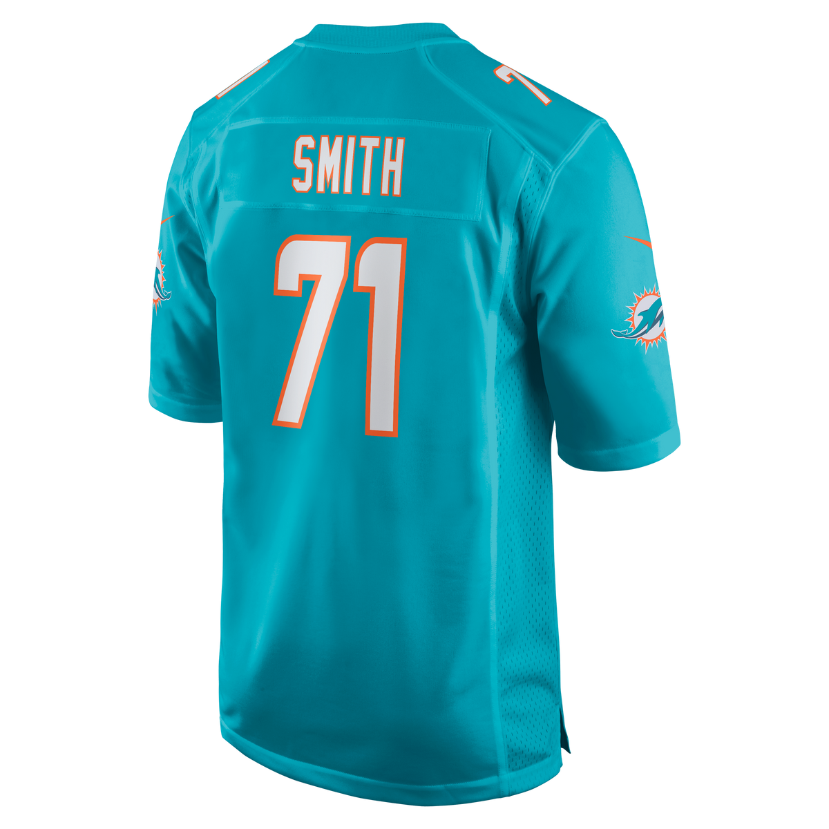 Men's Miami Dolphins Kion Smith Aqua Jersey