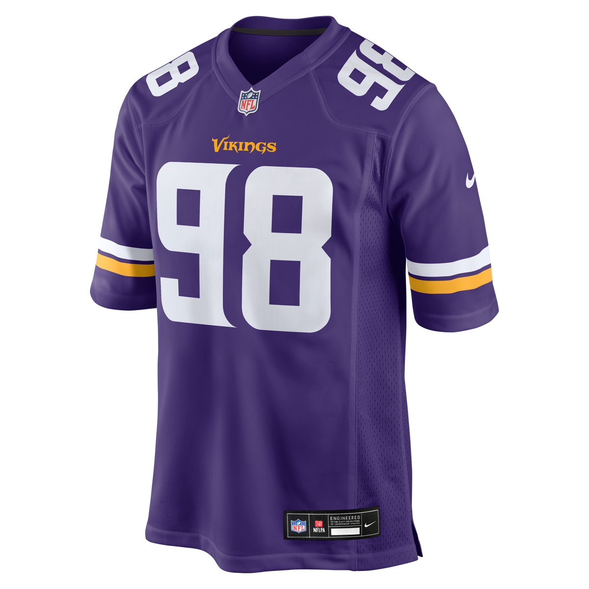 Men's Minnesota Vikings Bo Richter Purple Team Jersey