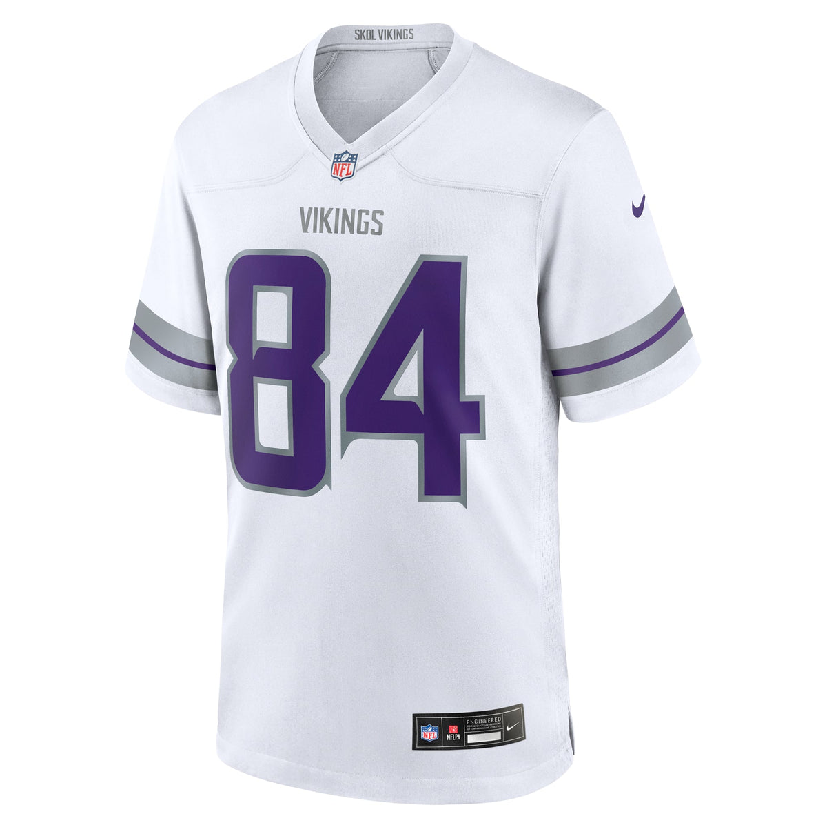 Men's Minnesota Vikings Randy Moss White Alternate Retired Player Jersey