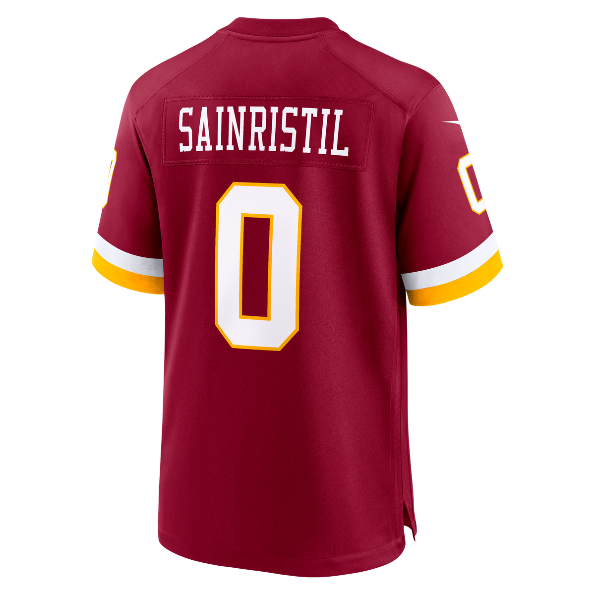 Men's Washington Commanders Mike Sainristil Black Hail Raiser Alternate Jersey