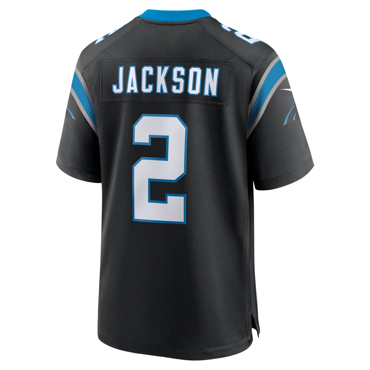 Men's Carolina Panthers Mike Jackson Black Jersey