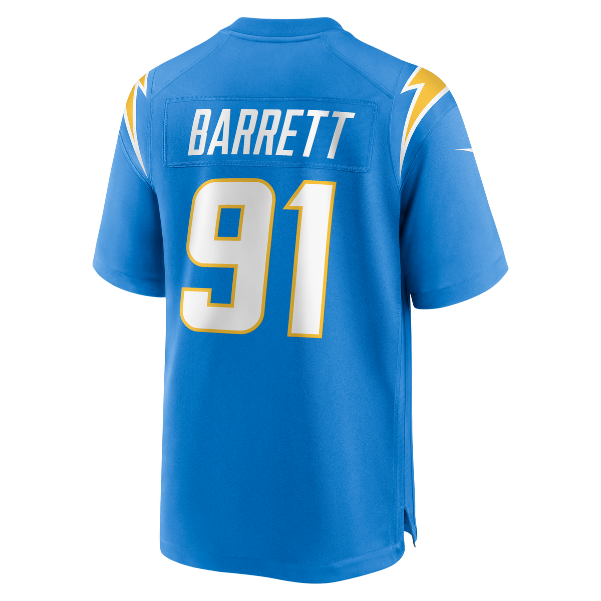 Men's Los Angeles Chargers Nick Barrett Powder Blue Team Jersey
