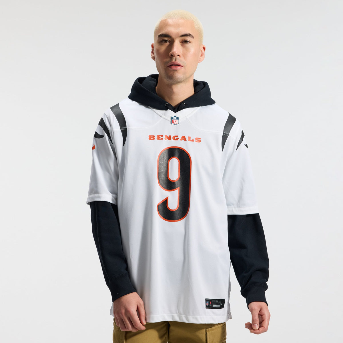 Men's Cincinnati Bengals Joe Burrow White Jersey