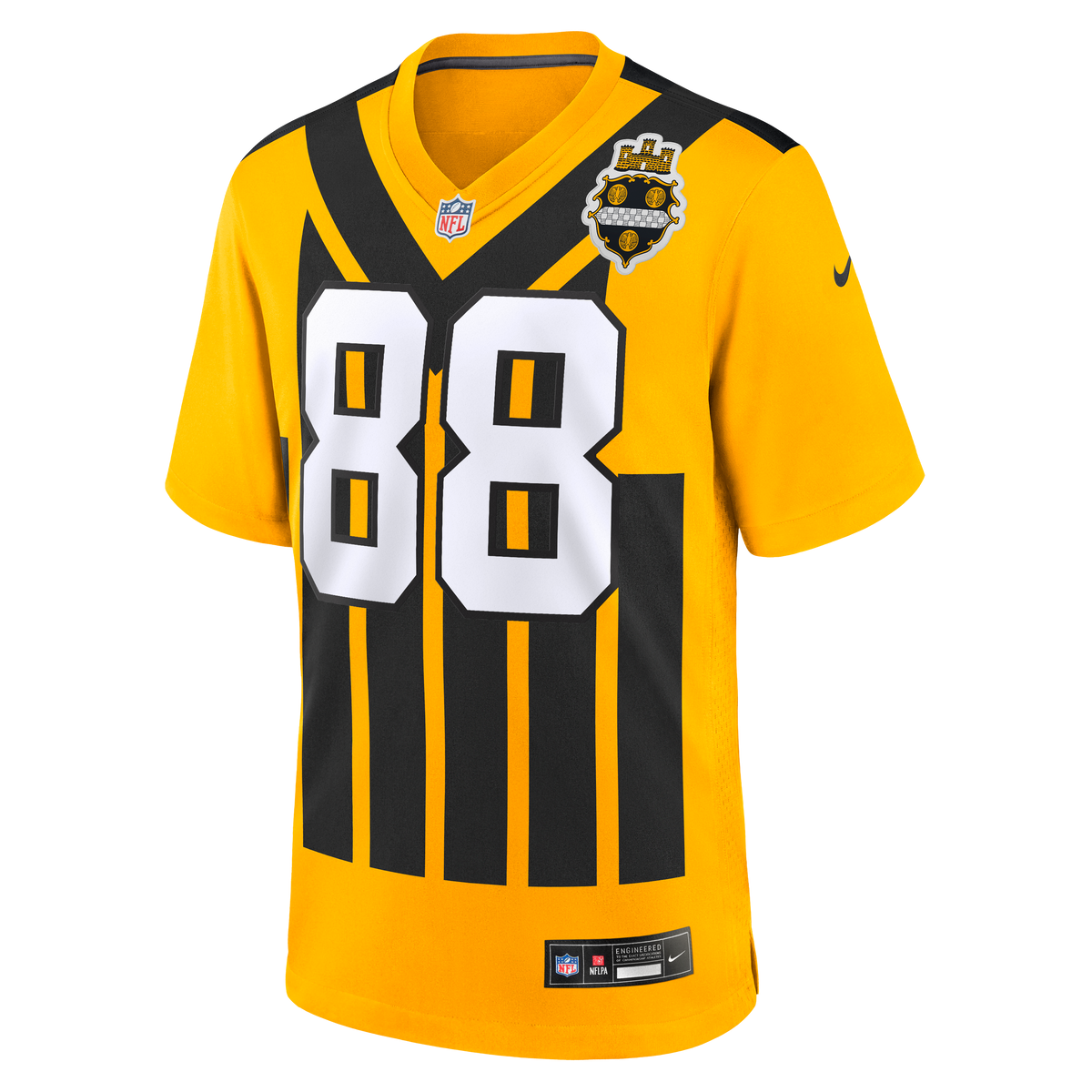 Men's Pittsburgh Steelers Pat Freiermuth Black Jersey