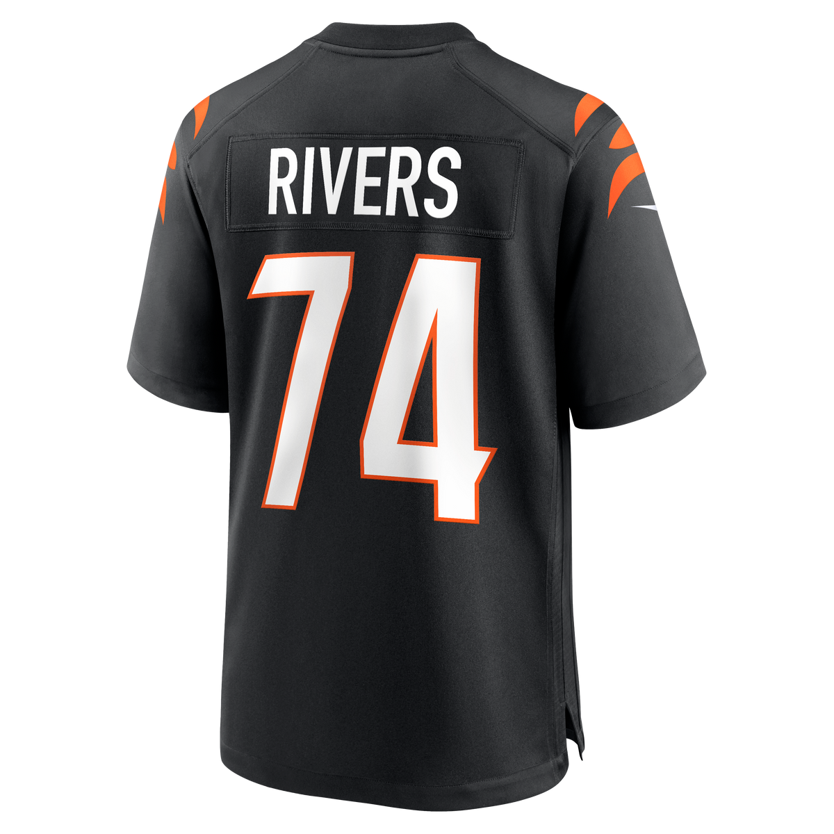 Men's Cincinnati Bengals Jalen Rivers Black Team Jersey