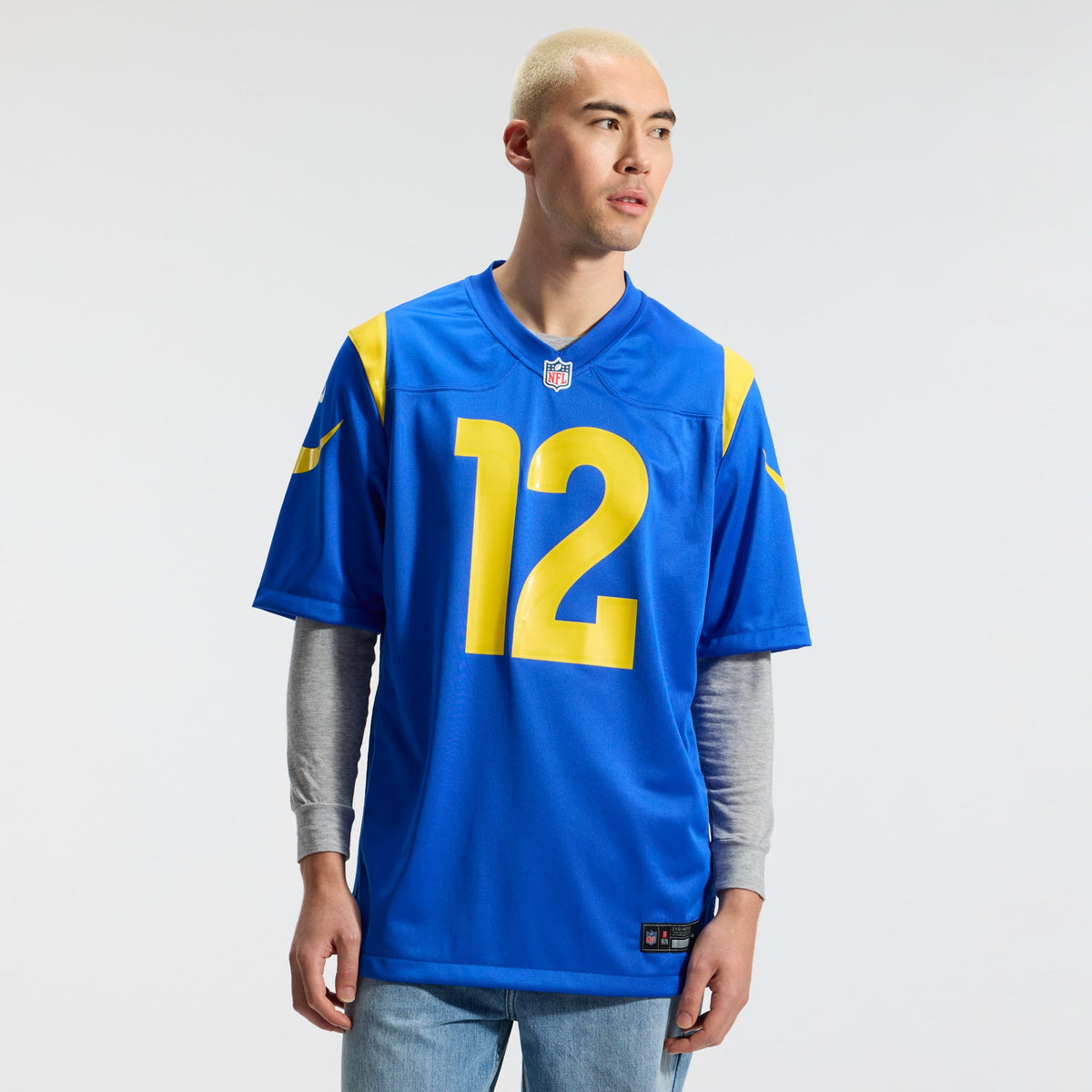 Men's Los Angeles Rams Puka Nacua White White Game Player Jersey