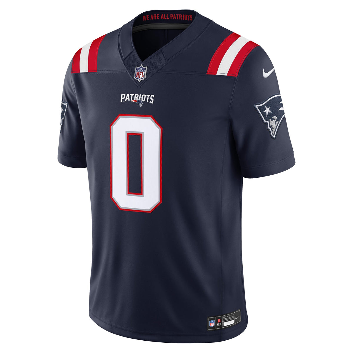 Men's New England Patriots Christian Gonzalez White Stitched Jersey