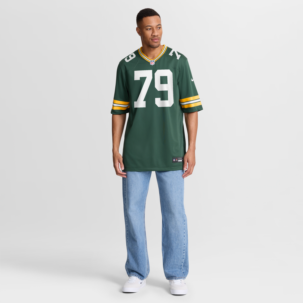 Men's Green Bay Packers Travis Glover Green Jersey