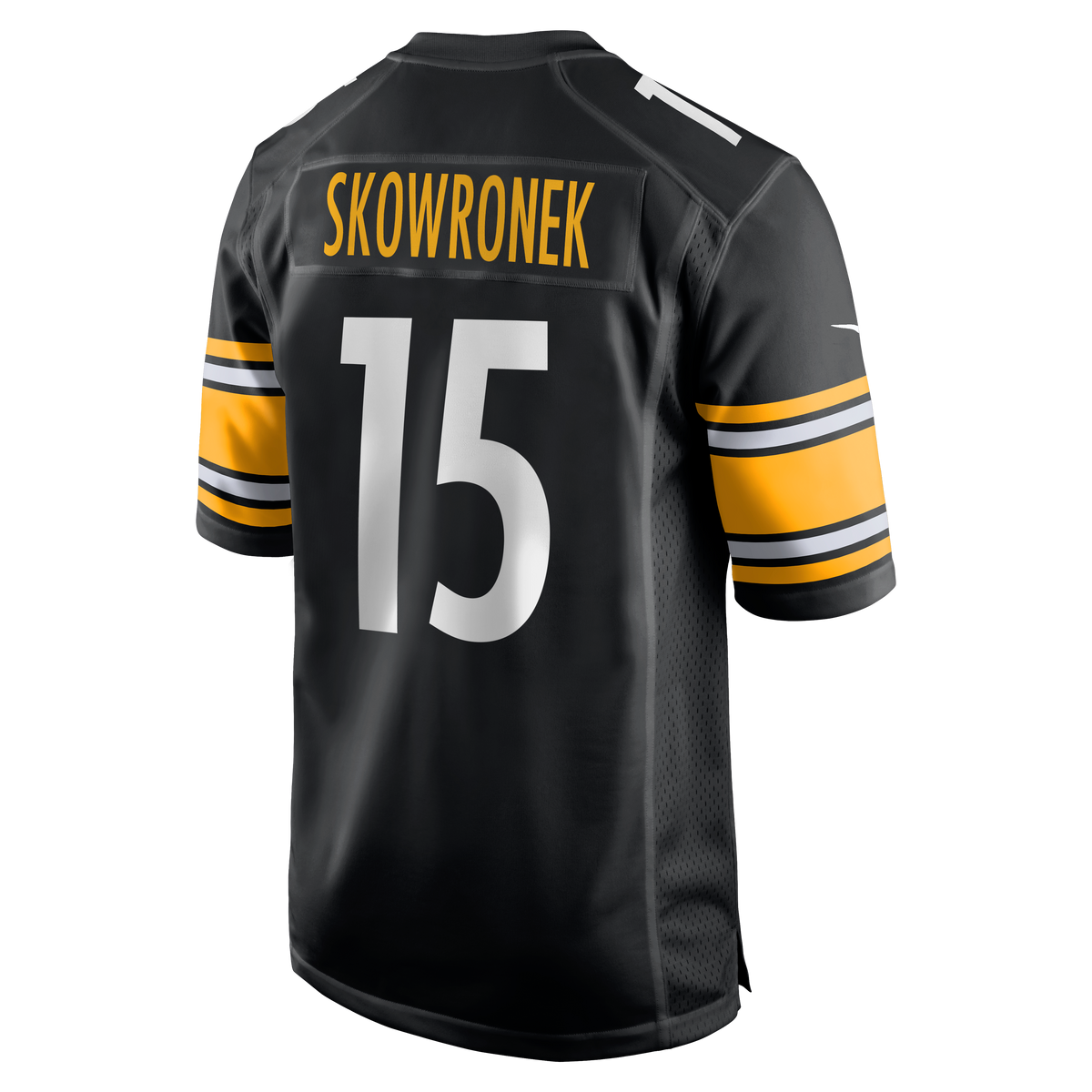 Men's Pittsburgh Steelers Ben Skowronek Black Team Jersey