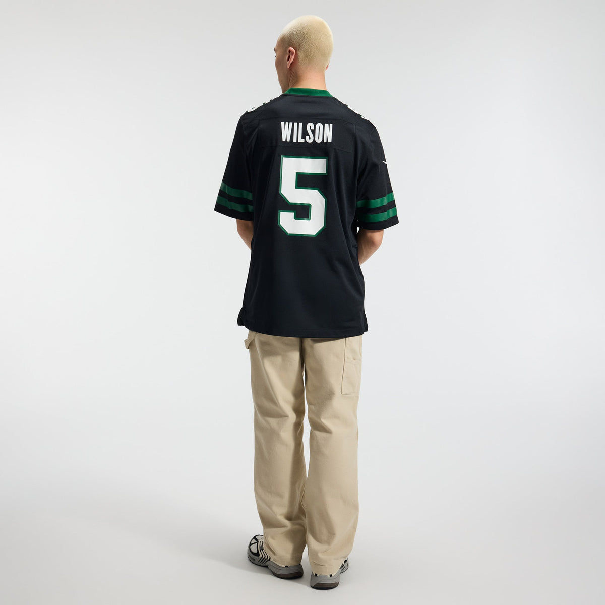 Men's New York Jets Garrett Wilson Legacy White Jersey
