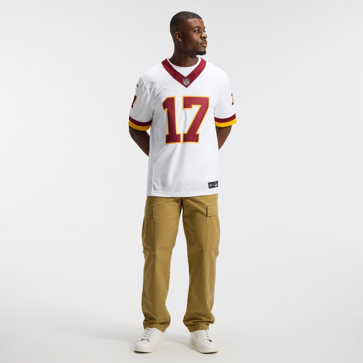 Men's Washington Commanders Terry McLaurin White Stitched Jersey