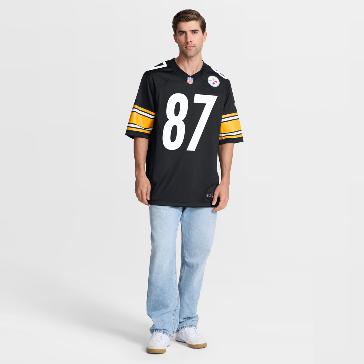 Men's Pittsburgh Steelers Matt Sokol Black Team Jersey