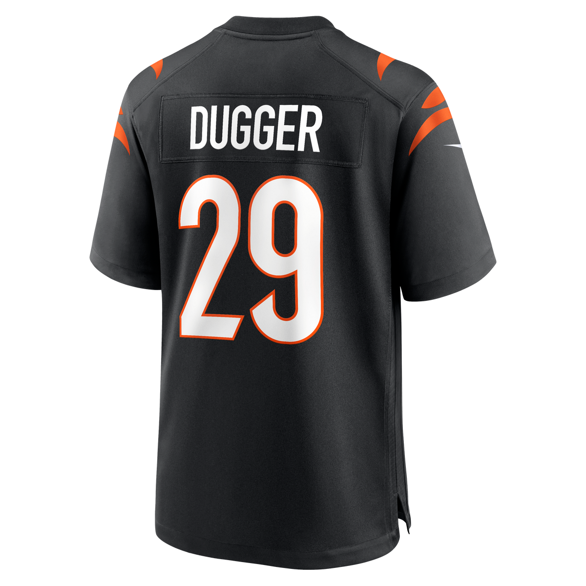 Men's Cincinnati Bengals Kyle Dugger Black Team Jersey
